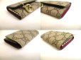 Photo7: GUCCI GG Coating Canvas Wine Red Leather 6 Pics Key Chain #a902