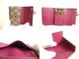 Photo8: GUCCI GG Coating Canvas Wine Red Leather 6 Pics Key Chain #a902