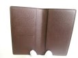 Photo8: LOUIS VUITTON Damier Brown Leather Card Holder Notebook Cover #a903