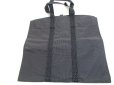 Photo2: HERMES Her Line Gray Canvas Garment bag Suits Bag Trabel bag  #a908 (2)
