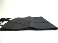 Photo4: HERMES Her Line Gray Canvas Garment bag Suits Bag Trabel bag  #a908 (4)
