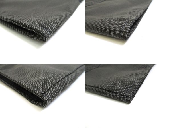 Photo6: HERMES Her Line Gray Canvas Garment bag Suits Bag Trabel bag  #a908