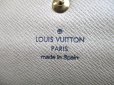 Photo10: LOUIS VUITTON Damier Azur White Leather Flap Wallet Purse Sarah #a914 (10)