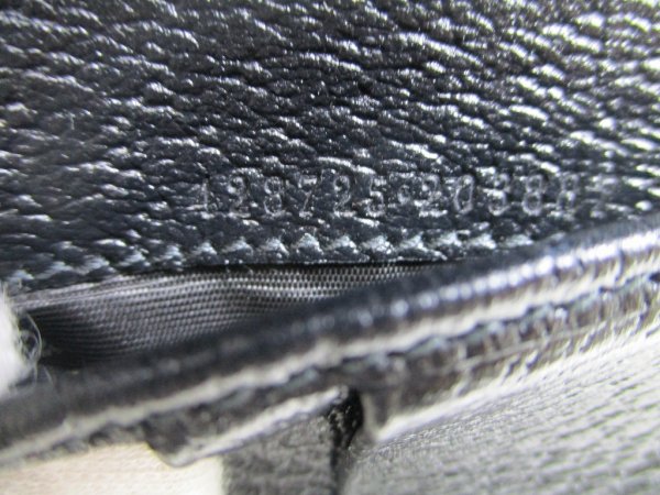 Photo11: GUCCI GG Marmont Black Leather Bifold Wallet Compact Wallet #a917