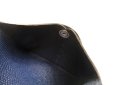 Photo9: HERMES Blue nuit Veau Epson Leather Coin Purse Bastia #a919 (9)