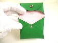 Photo8: HERMES Bamboo & Rose darling Chevre Myzore Leather Coin Purse Bastia #a925 (8)