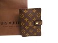 Photo1: LOUIS VUITTON Monogram Document Holders Small Ring Agenda Cover #a927 (1)
