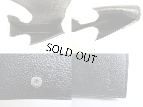 Photo9: Yves Saint Laurent YSL Black Leather Card Holder #a928