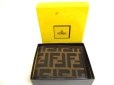 Photo12: FENDI Zucca Khaki Canvas Brown Leather Bifold Wallet Compact Wallet #a935 (12)