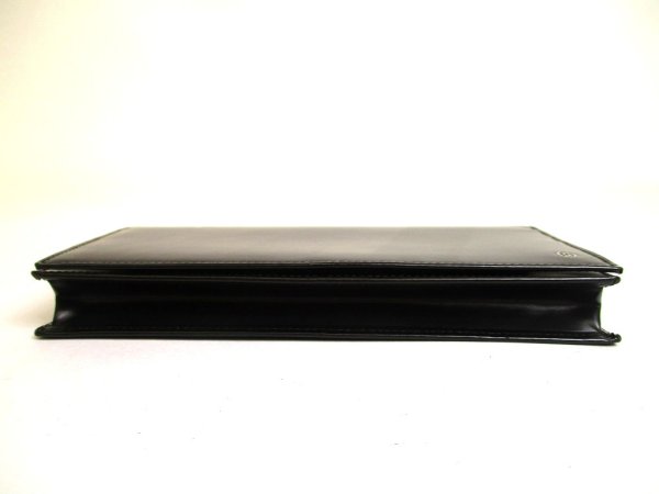 Photo5: Cartier Pasha de Cartier Black Leather Bifold Long Flap Wallet Purse #a941
