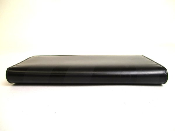 Photo6: Cartier Pasha de Cartier Black Leather Bifold Long Flap Wallet Purse #a941