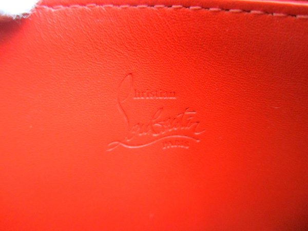 Photo10: Christian Louboutin Panettone Black Leather Spikes Round Zip Wallet #a942