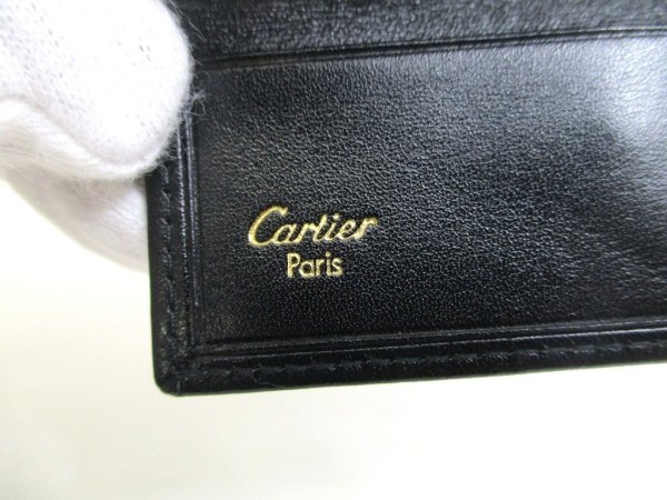 Photo10: Cartier Pasha de Cartier Black Leather 4 Pics Key Chain #a943