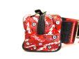 Photo4: Christian Louboutin Red Nylon Waist Packs Belt Bag Pouch #a946 (4)