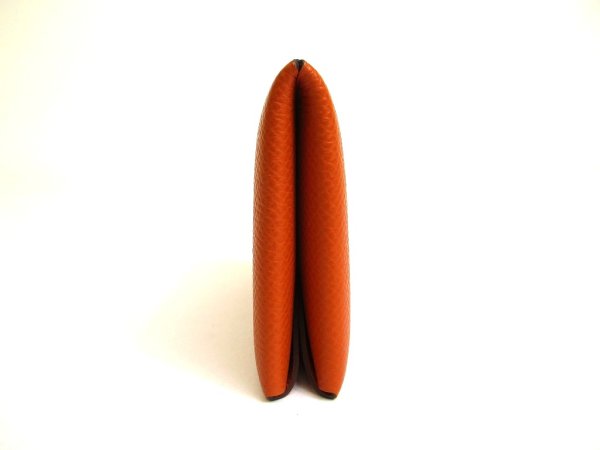 Photo3: HERMES Veau Epson Veau Epson Leather Card Case Card Holder Calvi #a947