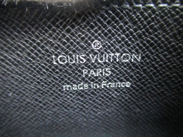 Photo10: LOUIS VUITTON Damier Graphite Leather Zippey Coin Purse #a951