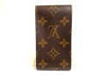 Photo2: LOUIS VUITTON Monogram Leather Brown Cigarette Cases #a954 (2)