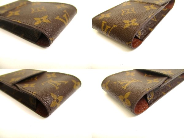 Photo7: LOUIS VUITTON Monogram Leather Brown Cigarette Cases #a954