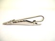 Photo6: LOUIS VUITTON Silver Steel LV Motif Necktie Pin Tie Clip #a955 (6)