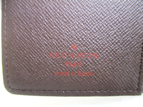 Photo10: LOUIS VUITTON Damier Leather Document Holder Small Ring Agenda Cover #a957