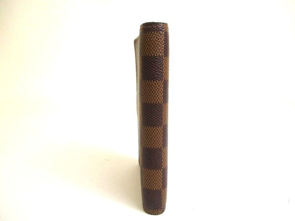 Photo3: LOUIS VUITTON Damier Leather Document Holder Small Ring Agenda Cover #a957