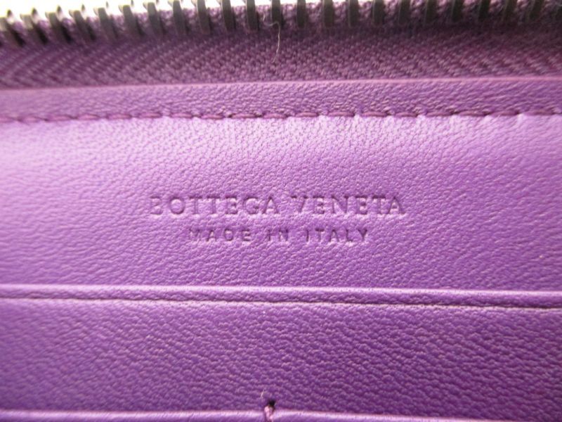 bottega veneta purple wallet