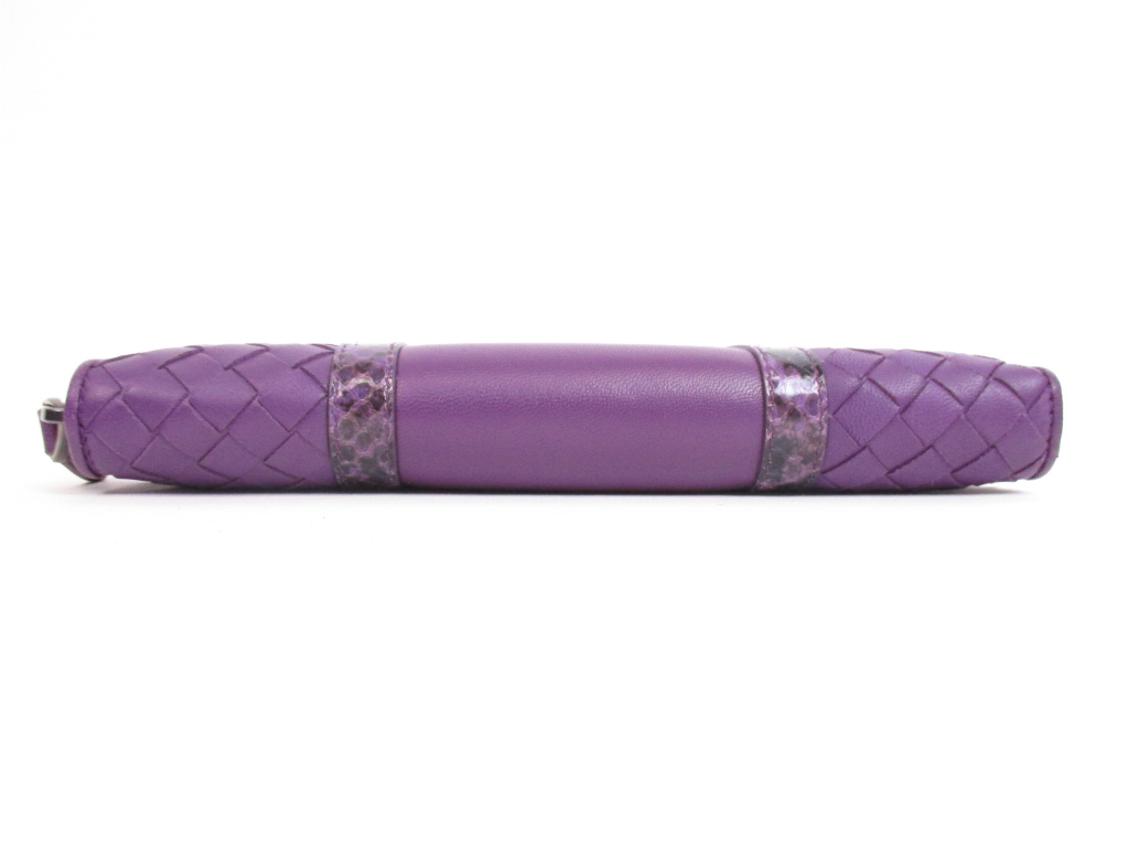 bottega veneta purple wallet