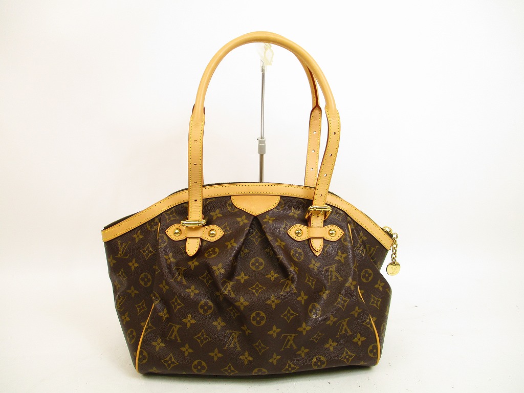  LOUIS  VUITTON  Monogram Leather Brown Tote Shoppers Bag 