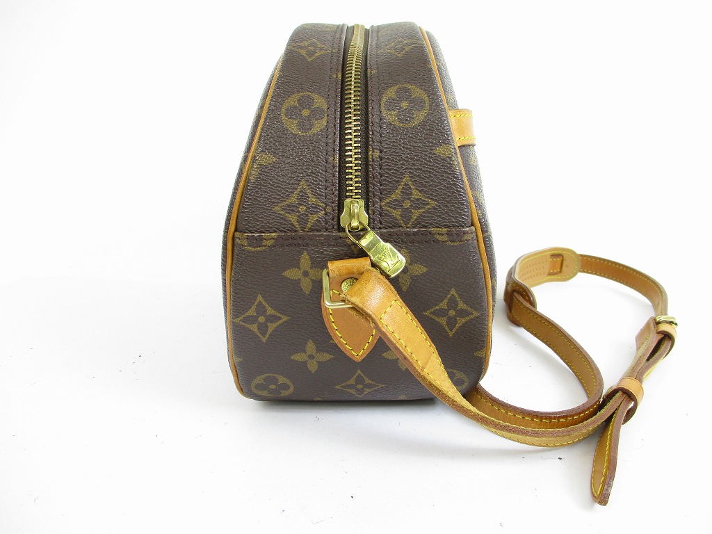 LOUIS VUITTON Monogram Leather Brown Cross-body Bag Purse Blois #5669 - Authentic Brand Shop TOKYO&#39;s