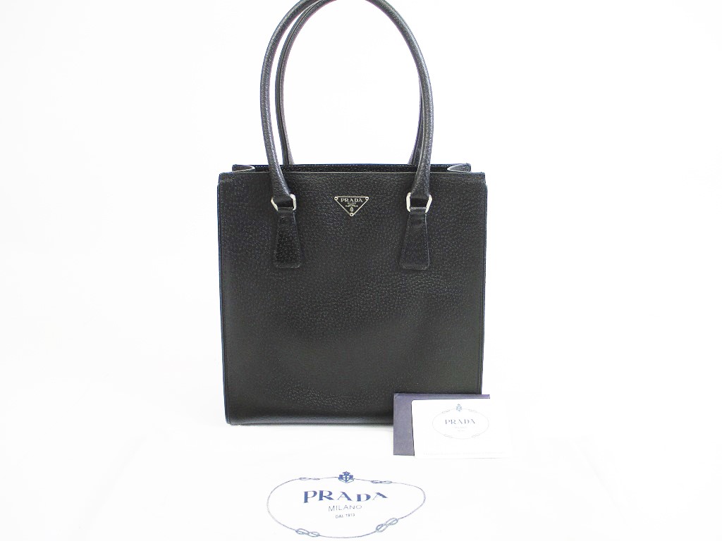 prada black tote handbags