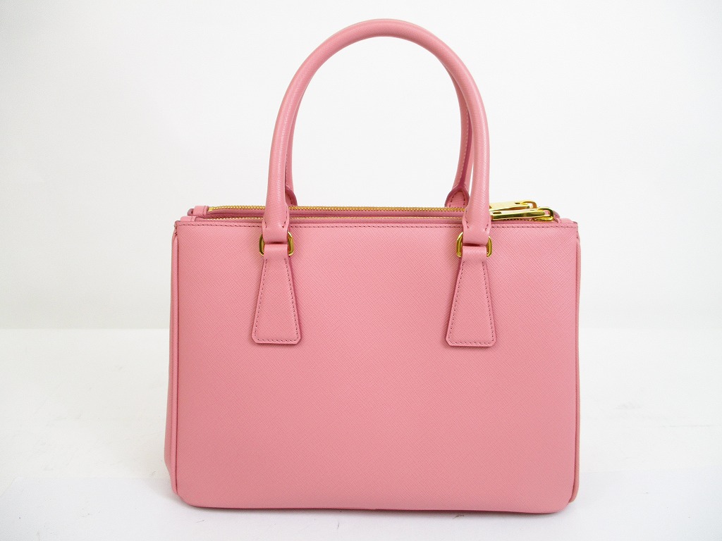 Auth PRADA Saffiano Leather Light Pink Hand Bag Purse w/Strap #6367 | eBay