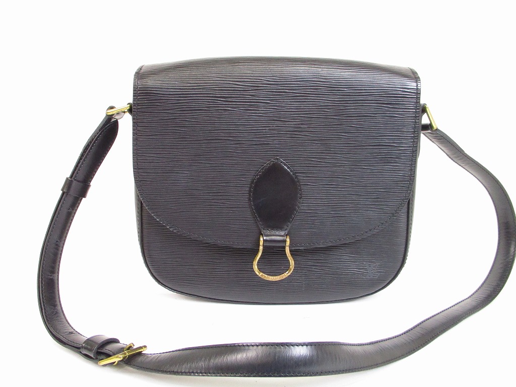 LOUIS VUITTON Epi Leather Black Crossbody Bag Saint Cloud GM #6482 - Authentic Brand Shop TOKYO&#39;s