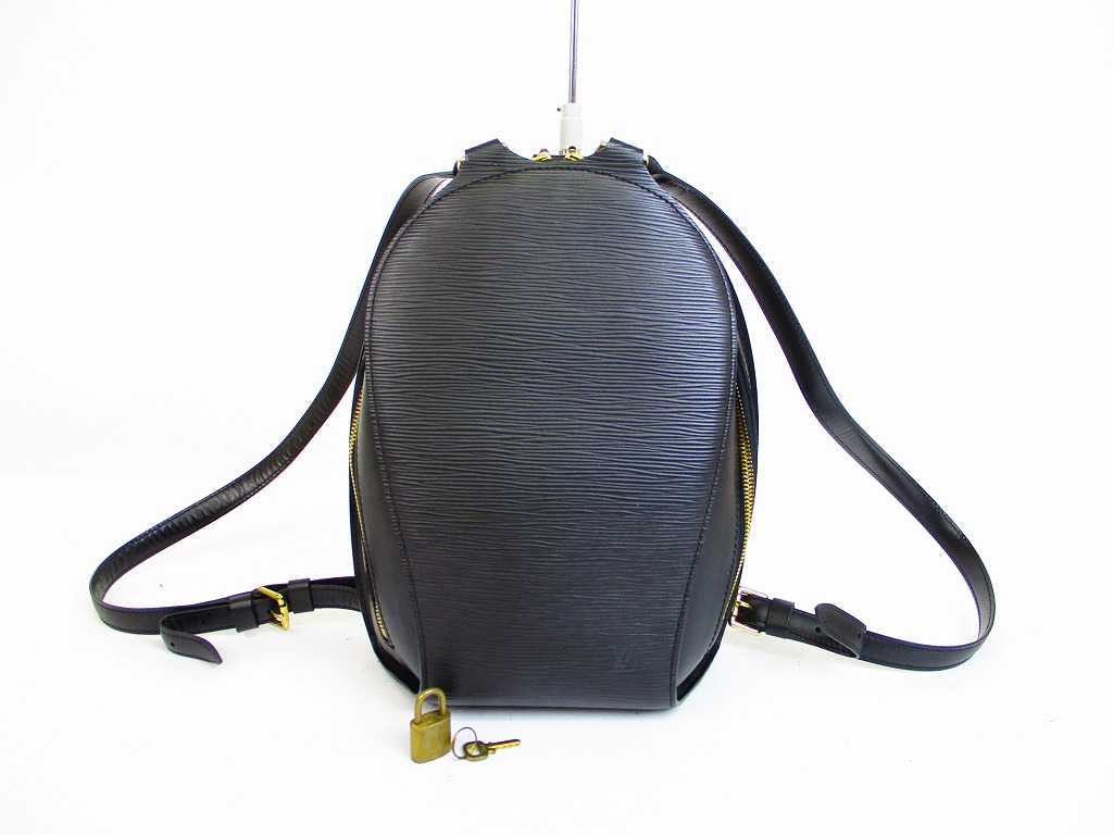 LOUIS VUITTON Epi Leather Black Backpack Bag Purse Mabillon #6658 - Authentic Brand Shop TOKYO&#39;s
