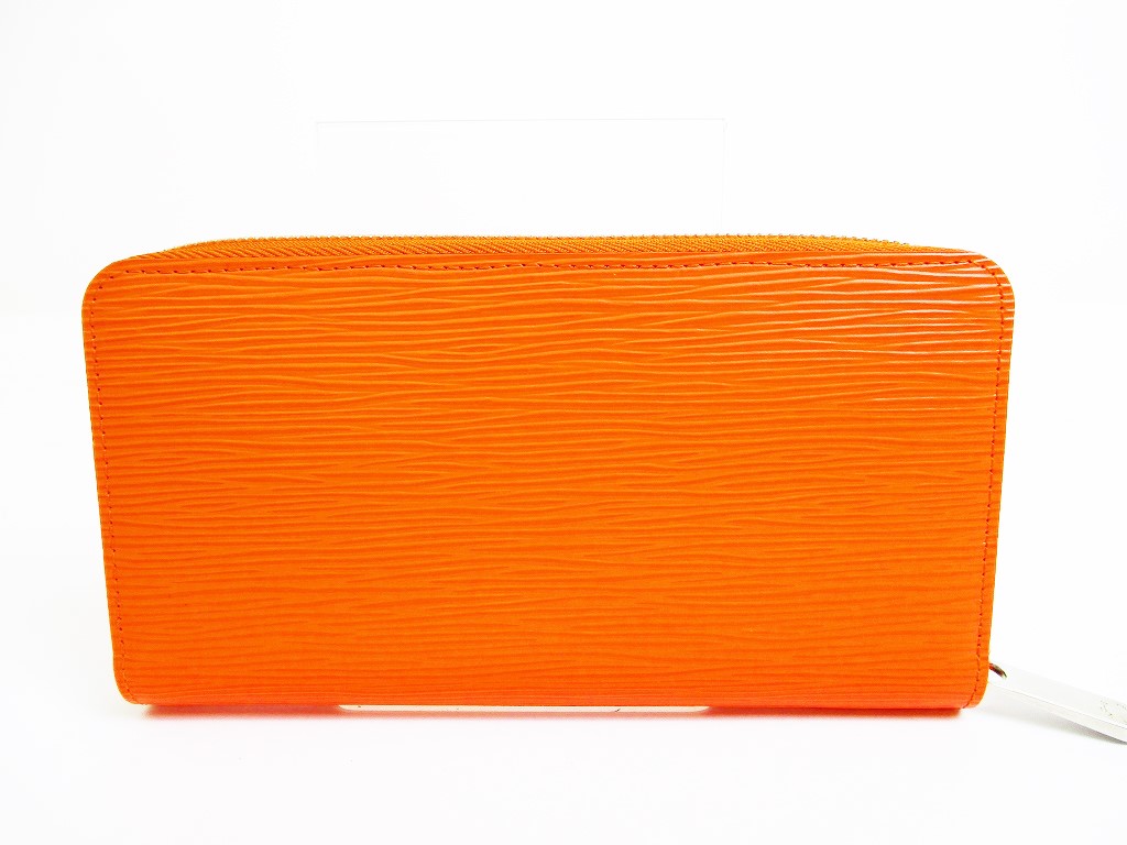 LOUIS VUITTON Epi Orange Leather Zip Around Zippy Wallet Purse #7008 - Authentic Brand Shop TOKYO&#39;s