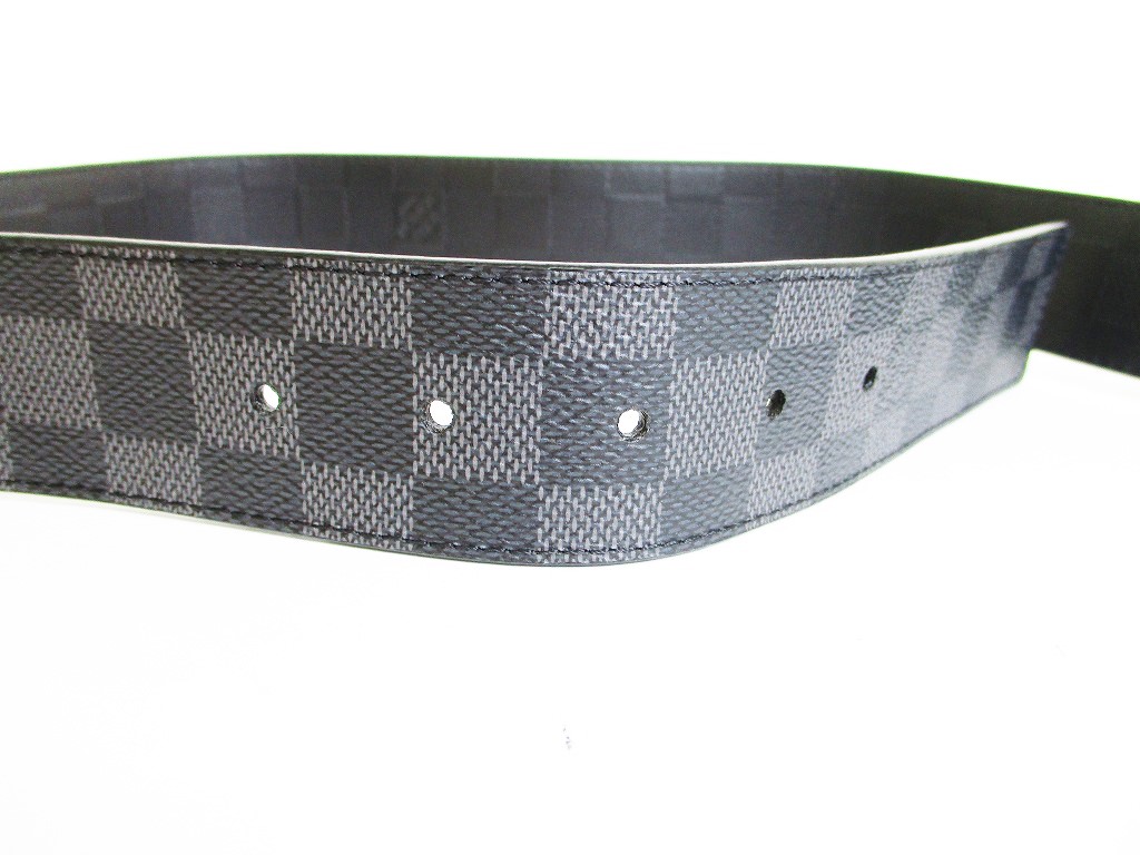 LOUIS VUITTON Damier Infini Leather Belt Size 95/38