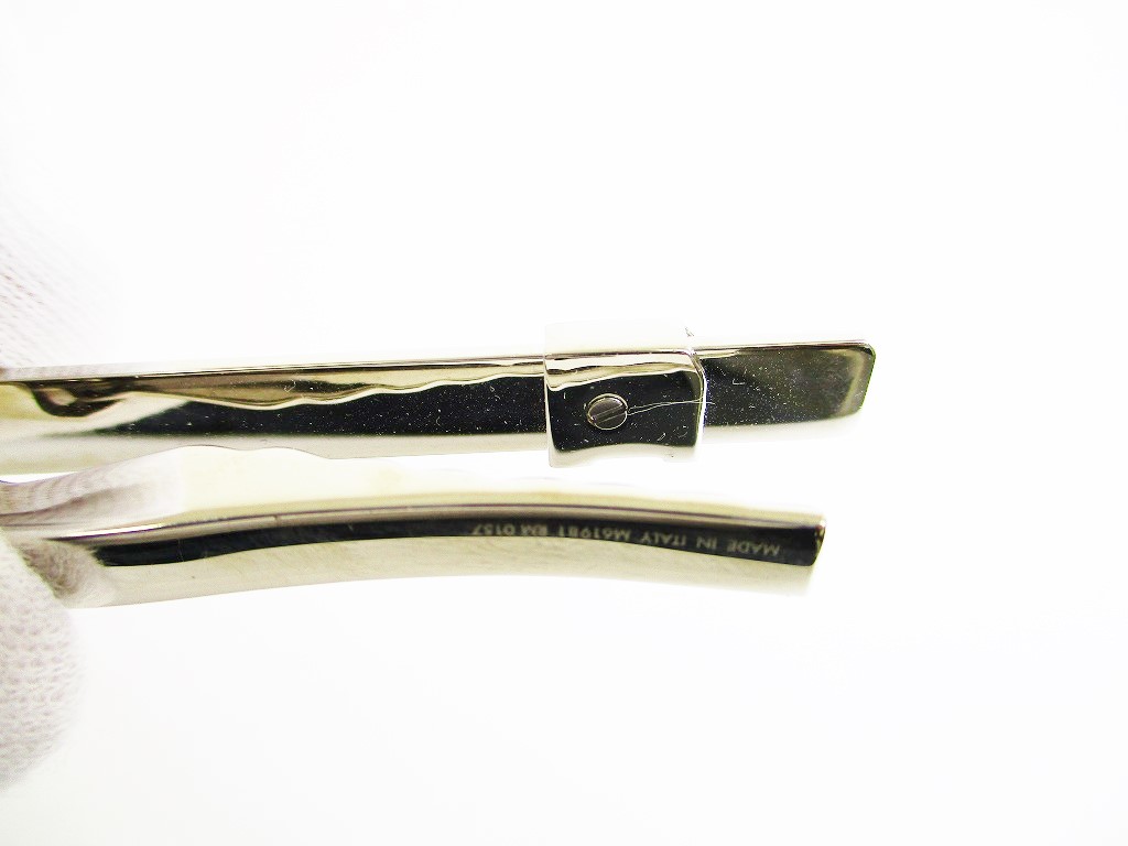 Auth LOUIS VUITTON Silver Steel LV Motif Necktie Pin Tie Clips #7644 | eBay