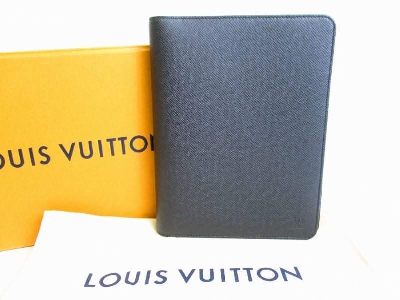 LOUIS VUITTON Taiga Leather Ardoise Desk Agenda Cover A5 #7748 - Authentic Brand Shop TOKYO&#39;s