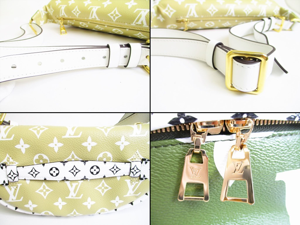 LOUIS VUITTON Giant Monogram Leather Waist Packs Body Bag Bum Bag #7787 - Authentic Brand Shop ...