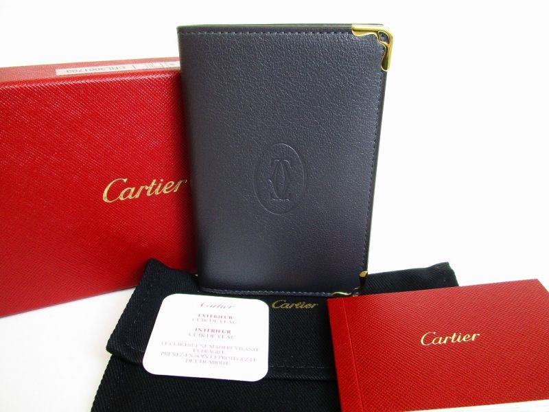 cartier leather card case