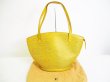 Photo1: LOUIS VUITTON Epi Yellow Shoulder Bag Shopper Bag Saint Jacques Large #1076