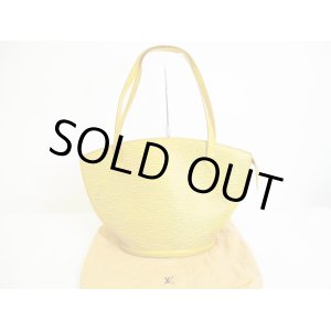 Photo: LOUIS VUITTON Epi Yellow Shoulder Bag Shopper Bag Saint Jacques Large #1076