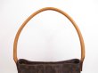 Photo11: LOUIS VUITTON Monogram Leather Brown Shoulder Bag Purse Looping GM #4004