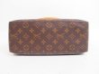 Photo5: LOUIS VUITTON Monogram Leather Brown Shoulder Bag Purse Looping GM #4004