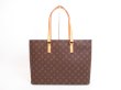 Photo2: LOUIS VUITTON Monogram Leather Brown Tote&Shoppers Bag Luco #4007