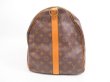 Photo4: LOUIS VUITTON Monogram Leather Brown Gym Bag Keepall 55 Bandouliere #4009