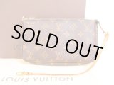 Photo: LOUIS VUITTON Monogram Leather Brown Accessories Pouch Pochette #4026