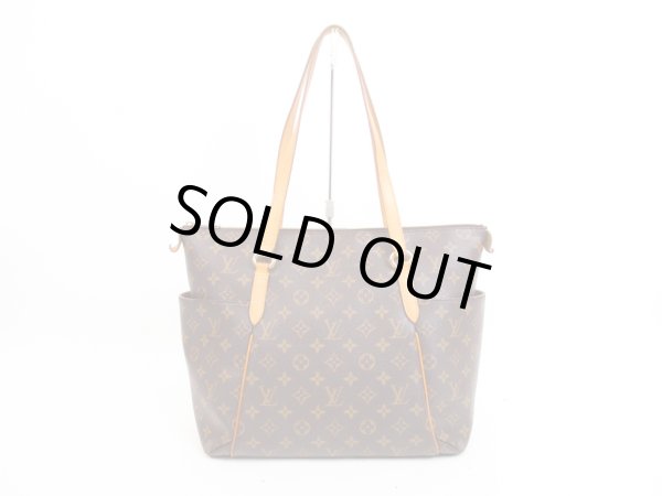 Photo1: LOUIS VUITTON Monogram Leather Brown Tote&Shoppers Bag Totally MM #4031