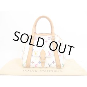 Photo: LOUIS VUITTON Multi-color Leather White Hand Bag Purse Priscilla #4032