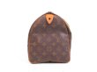 Photo3: LOUIS VUITTON Monogram Leather Brown Hand Bag Purse Speedy30 #4037