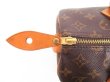 Photo9: LOUIS VUITTON Monogram Leather Brown Hand Bag Purse Speedy30 #4037